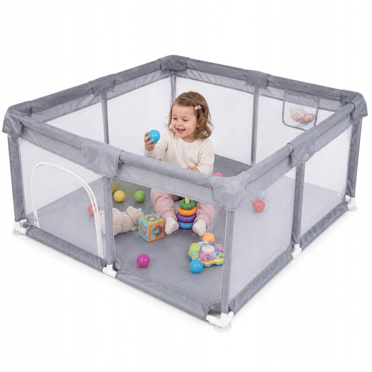 LARGE FOLDING PLAYPEN FOR CHILDREN'S HOME CLOSED Dry pool, square toys
