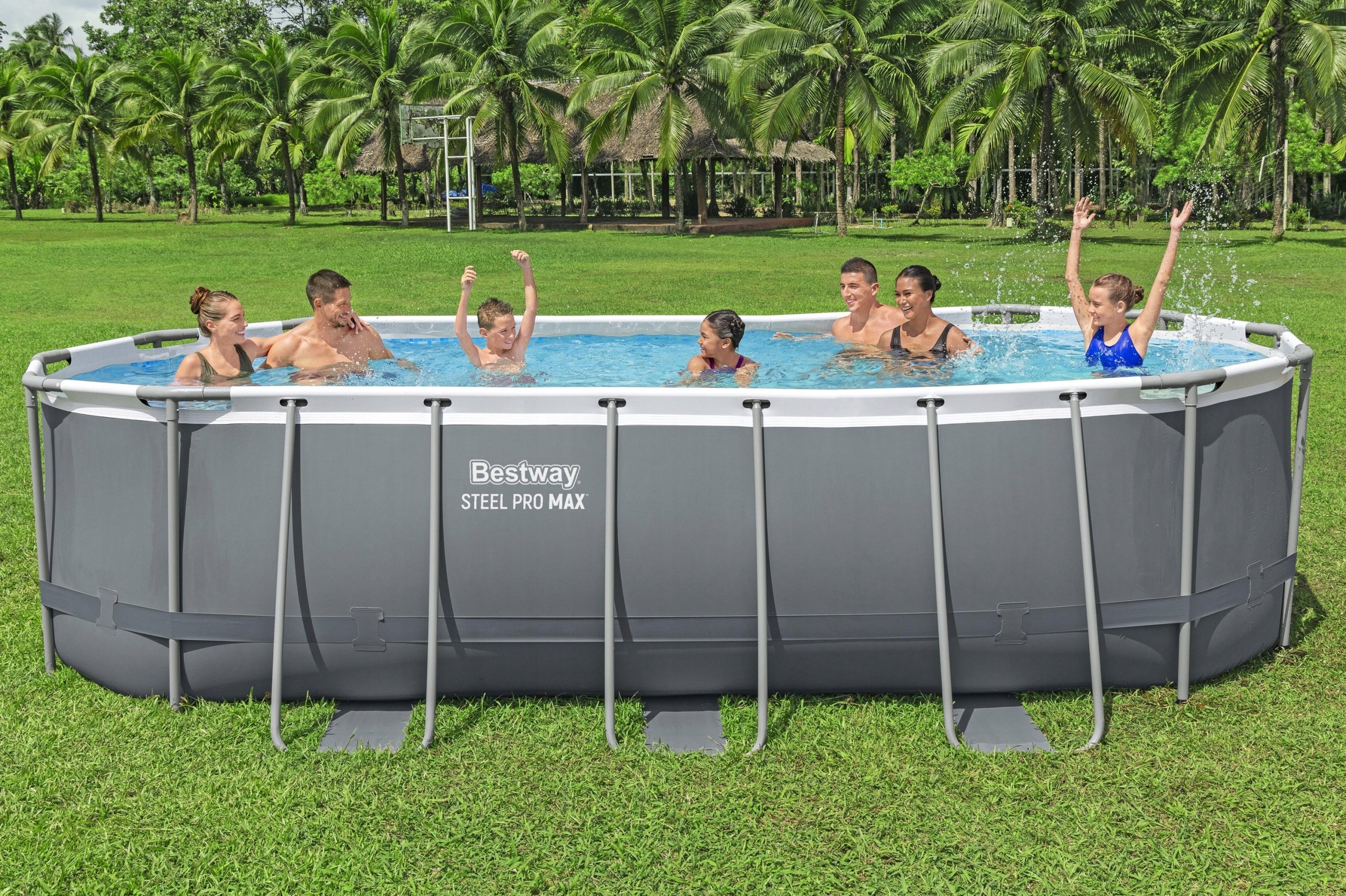 LARGE FRAME POOL PRO MAX 549x274x122 cm - BESTWAY 56710 model 2026 Manufacturer code 56710