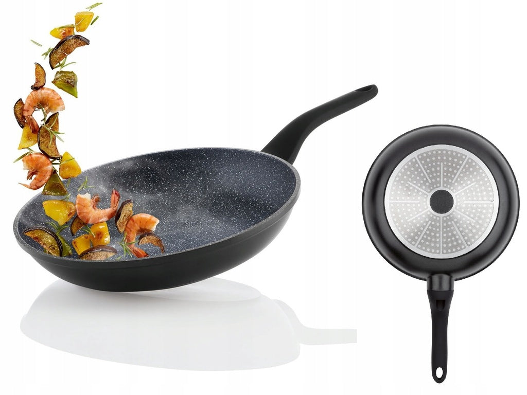 LARGE Granite Pan Ernesto 28 cm NON-STICK INDUCTION Brand Ernesto