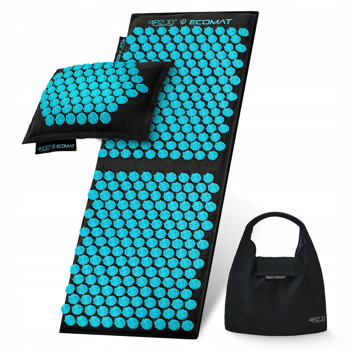 LARGE HEALTH ACUPRESSURE MAT WITH SPIKES RELAXING MASSAGE ECO XL 4FIZJO