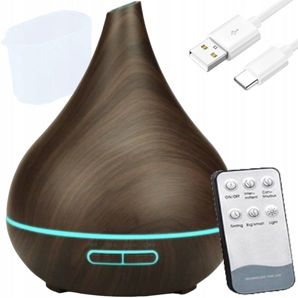 LARGE HUMIDIFIER WITH REMOTE CONTROL ILLUMINATED LED AROMATHERAPY FOR REMOTE CONTROL