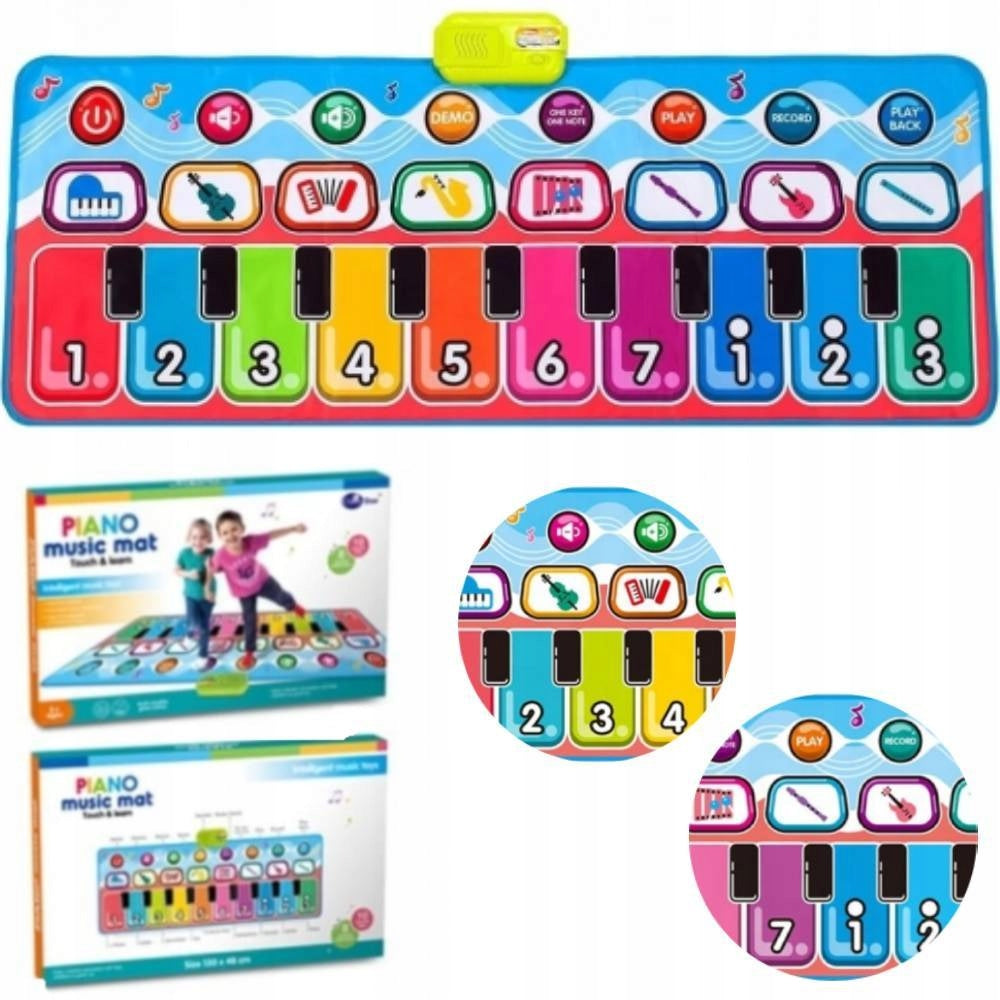 LARGE INTERACTIVE PIANO DANCE MAT SOUND