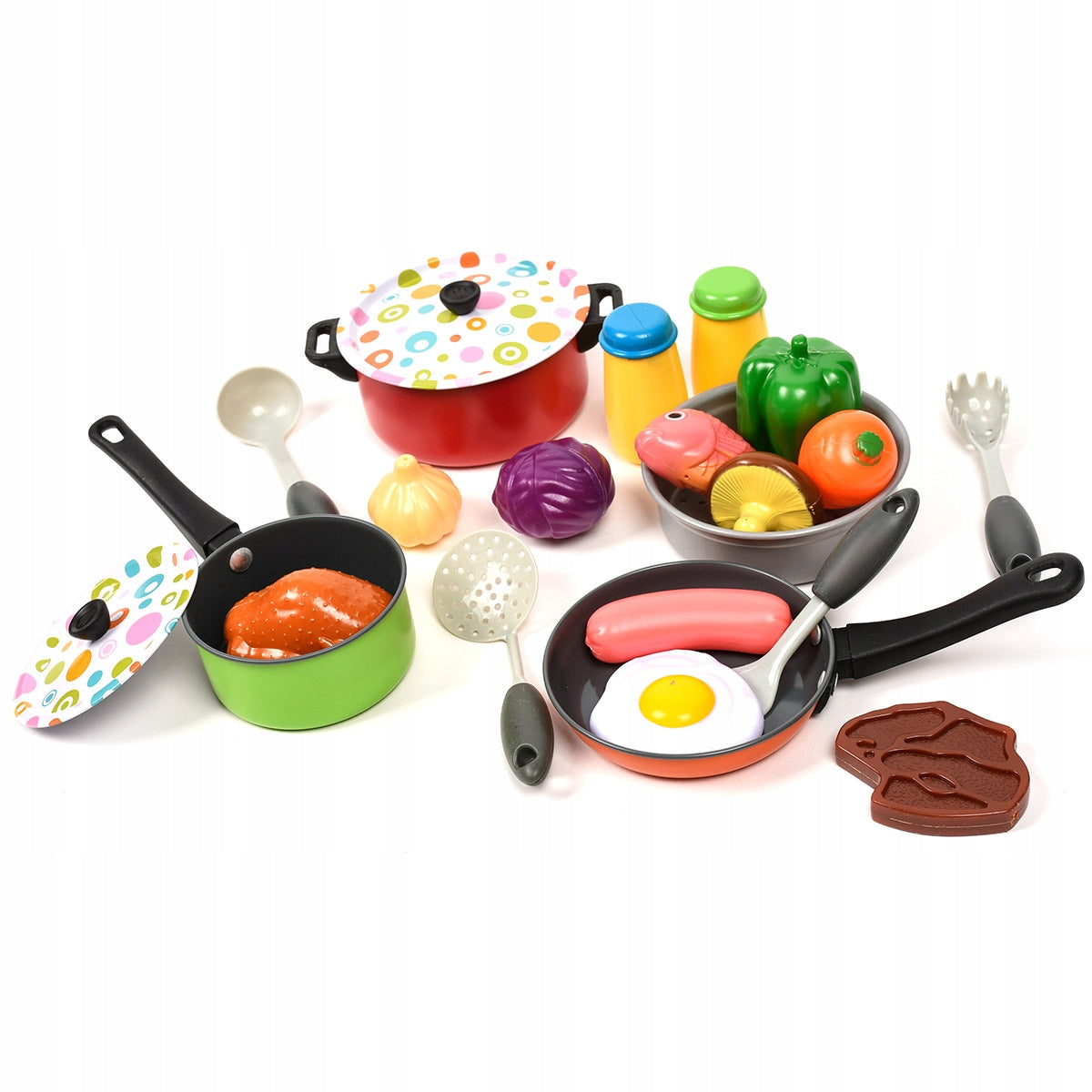LARGE KITCHEN SET KITCHEN POTS FOR CHILDREN