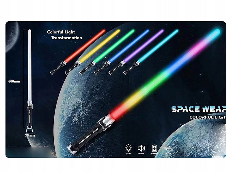 LARGE LIGHTSABER FOR WARRIOR WEAPON STAR LED 66CM Kind lightsabers