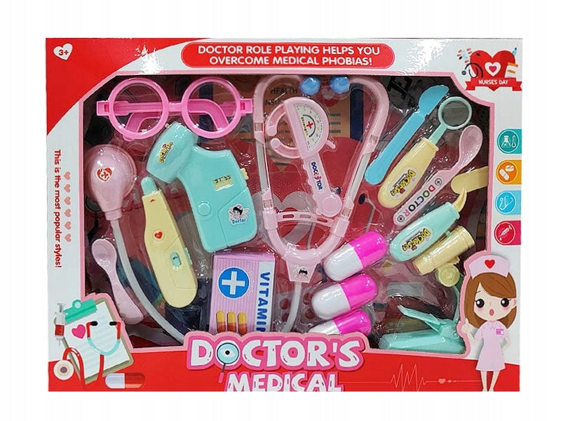 LARGE MEDICAL KIT WITH LIGHT SMALL DOCTOR Packaging status original
