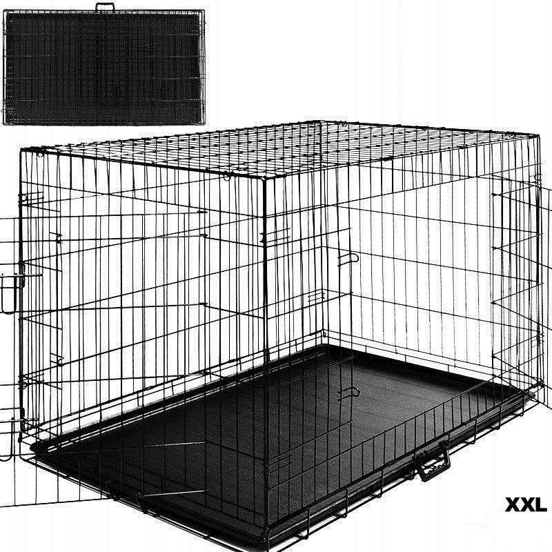 LARGE METAL CAGE DOG PLAYPEN 122x76x83 Packaging status original
