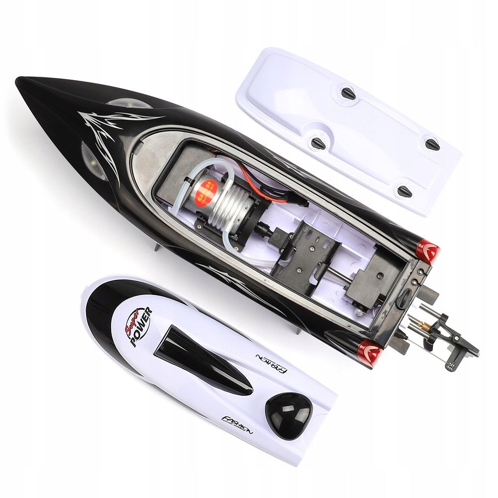 LARGE MOTORBOAT REMOTE CONTROLLED BOAT RANGE 200M BOAT RC + REMOTE CONTROL YACHT Kind floating