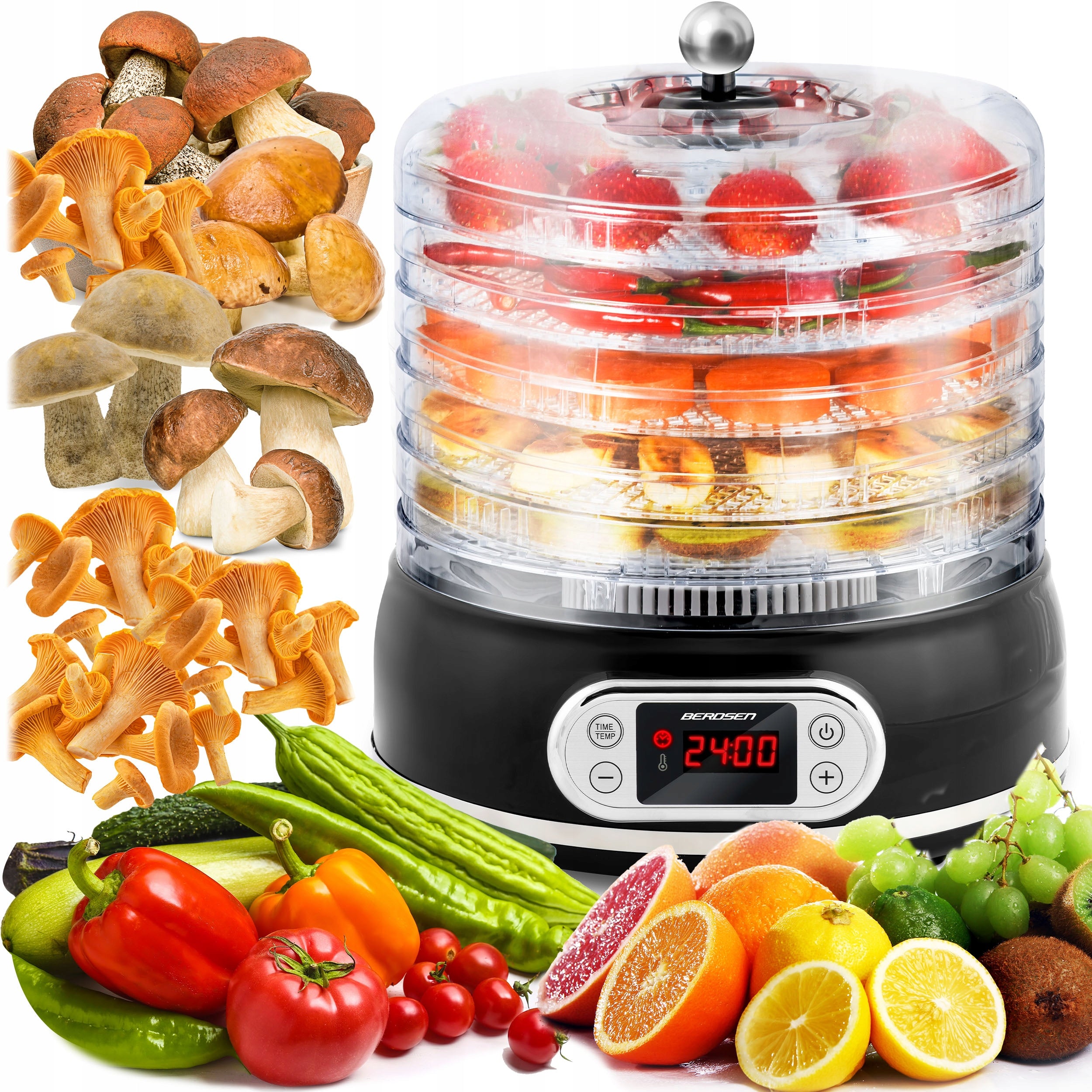 LARGE Mushroom Dryer Food Fruit Vegetables 400W Temoobieg REGULATION