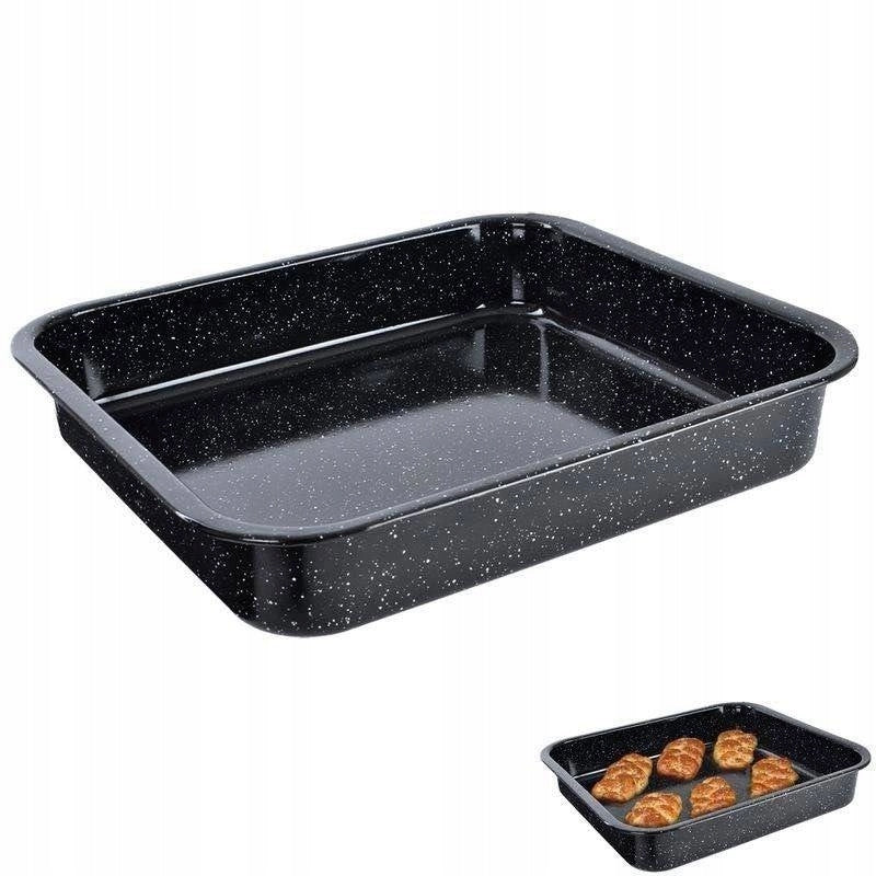 LARGE NON-STICK ENAMEL PAN 8L