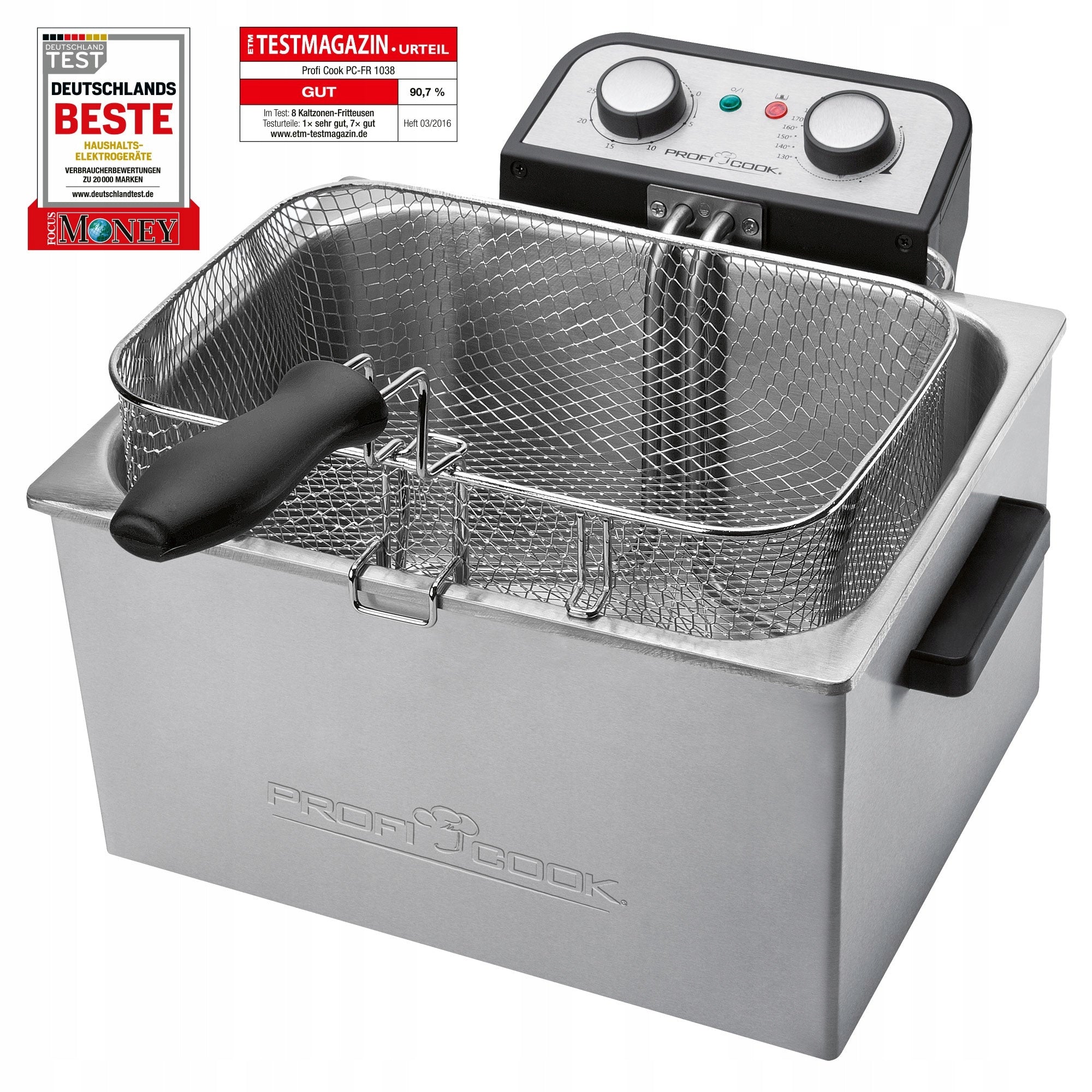 LARGE OIL FRYER 4 liters PROFICOOK PC-FR 10