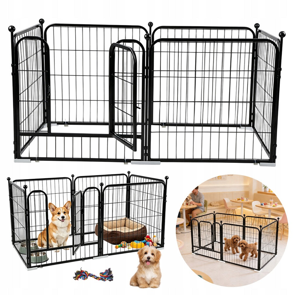 LARGE PLAYPEN FOR PET DOG CORRAL CAGE CATWALK FOLDING LIGHT PUPPIES