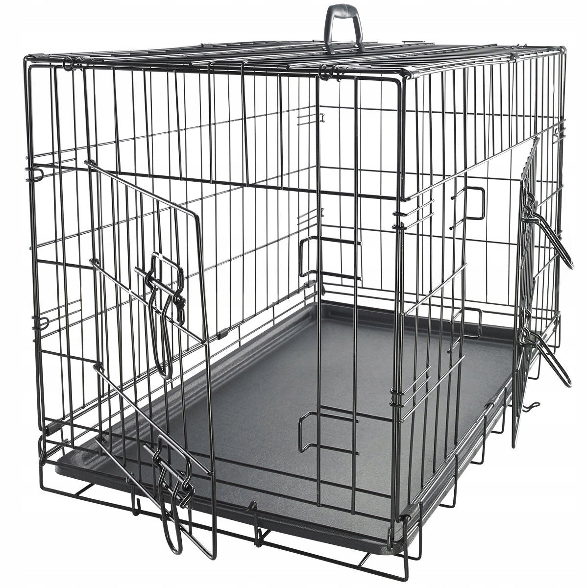 LARGE PLAYPEN METAL KENNEL CAGE FOR DOG 121x76x82cm XXXL FOLDING Manufacturer code 5903855781153