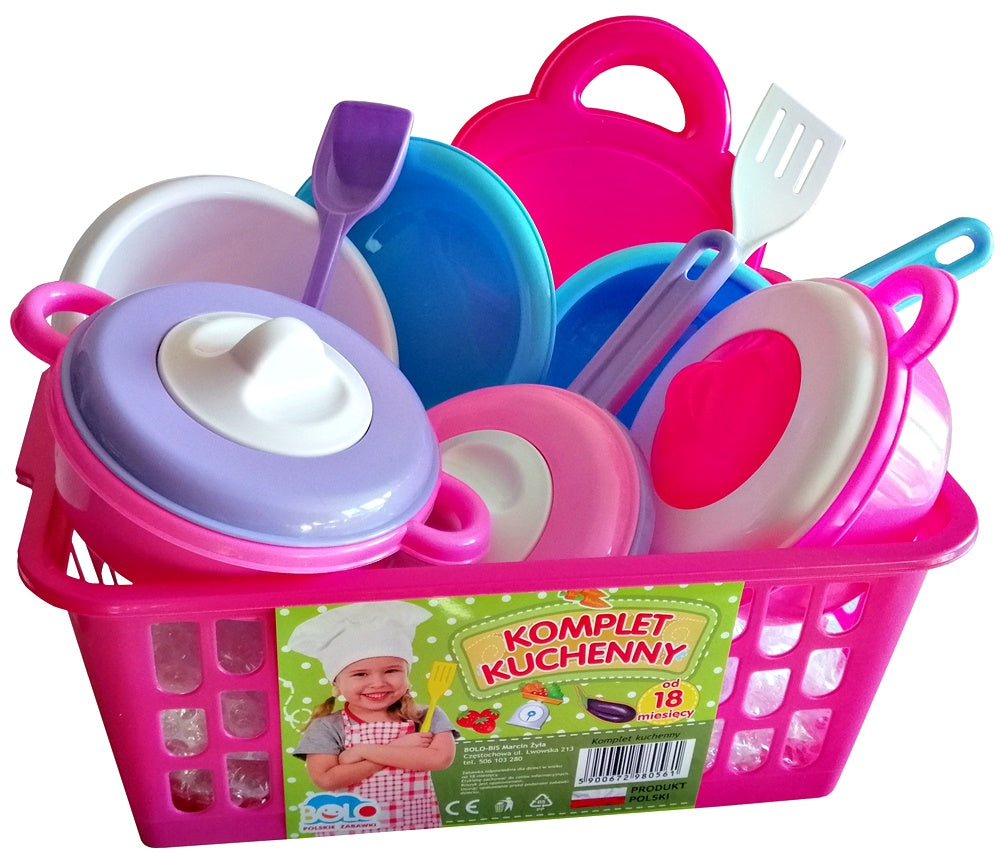 LARGE POTS KITCHEN + BASKET SET PL Brand no brand