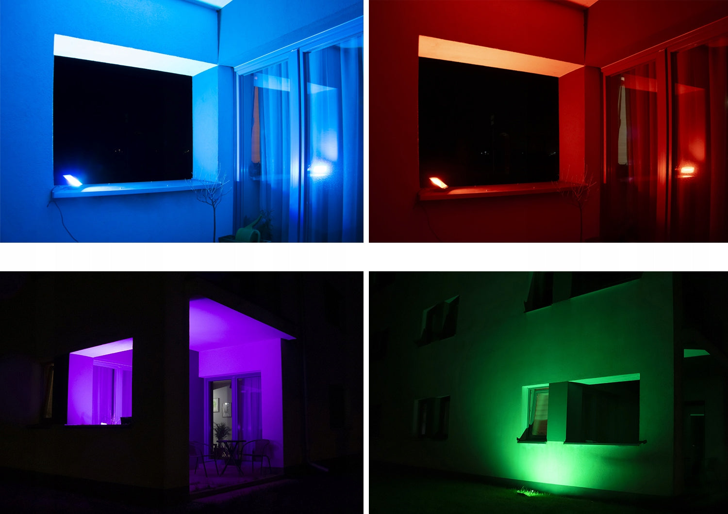 LARGE POWERFUL HALOGEN FLOODLIGHT REFLECTOR LED LAMP RGB COLORS MODES + REMOTE CONTROL Rated power 50 W