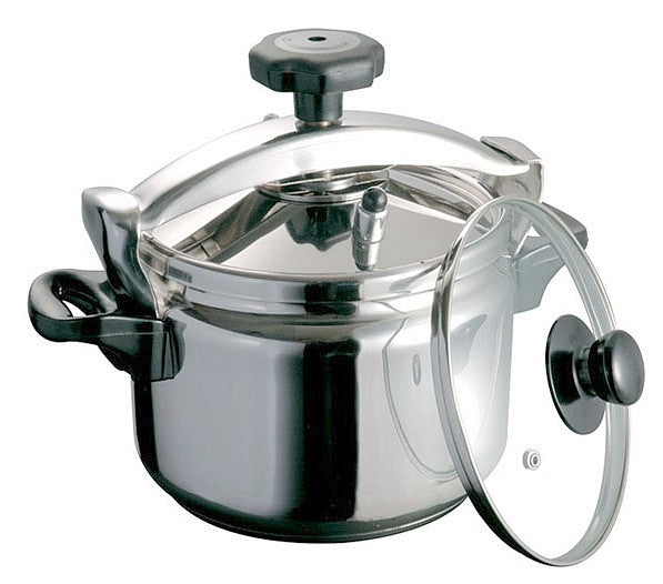 LARGE PRESSURE POT 11.0L PRESSURE COOKER 2in1 STEEL 18/10 NAZ GAS INDUCTION Manufacturer code GARNEK CIŚNIENIOWY SZYBKOWAR 2w1 STAL 18/10