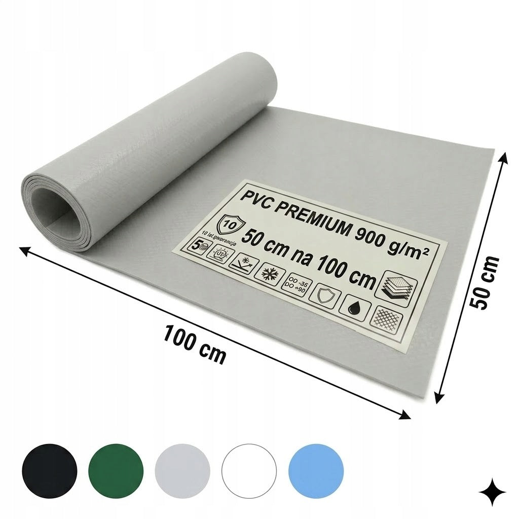 LARGE PVC Patch Color Selection 50x100cm Tarpaulin Repair PONTOON POOL TENT
