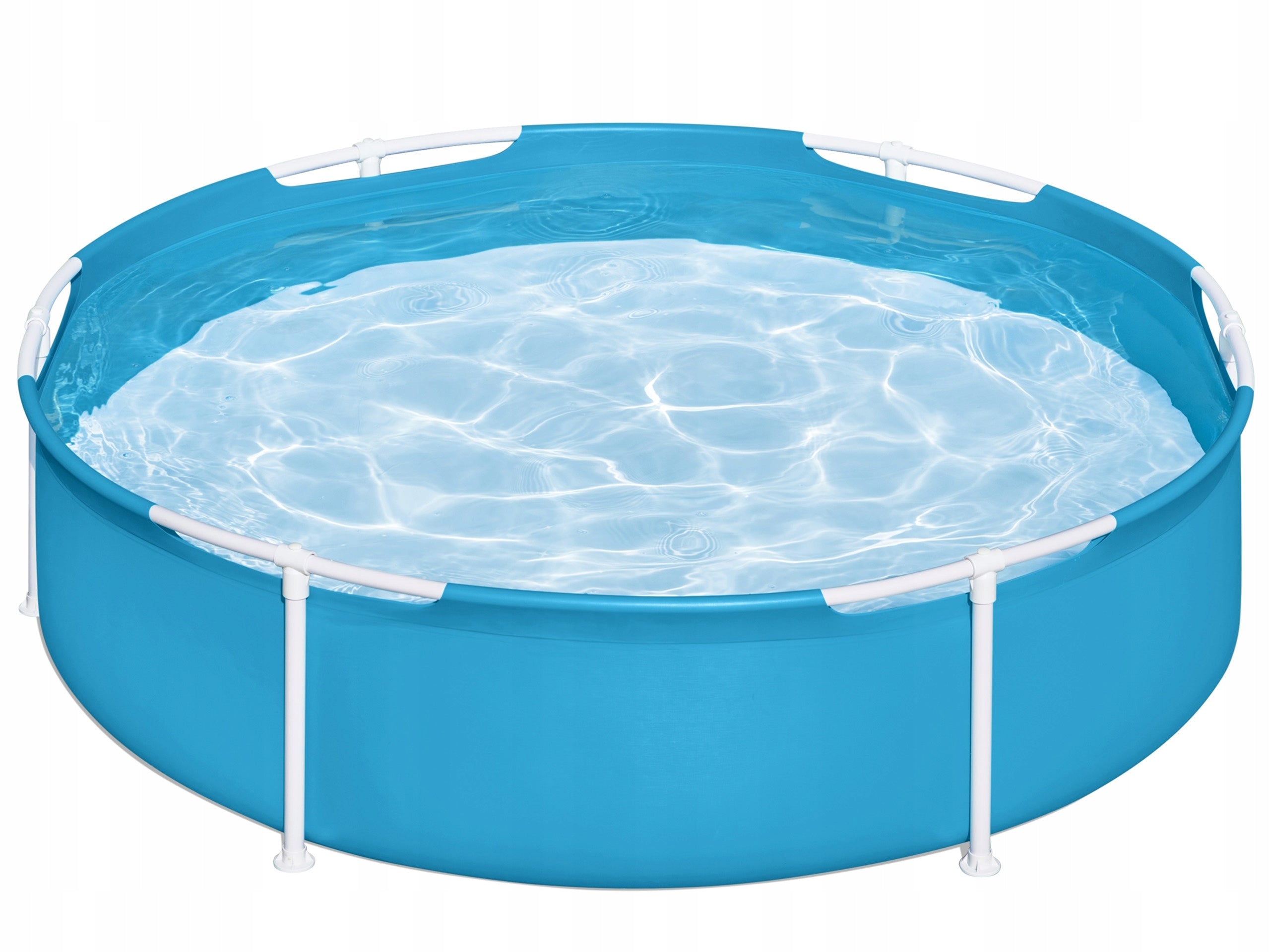 LARGE ROUND FRAME POOL FOR CHILDREN FOR GARDEN 152 x 152 x 38 cm 580 l Height 38 cm