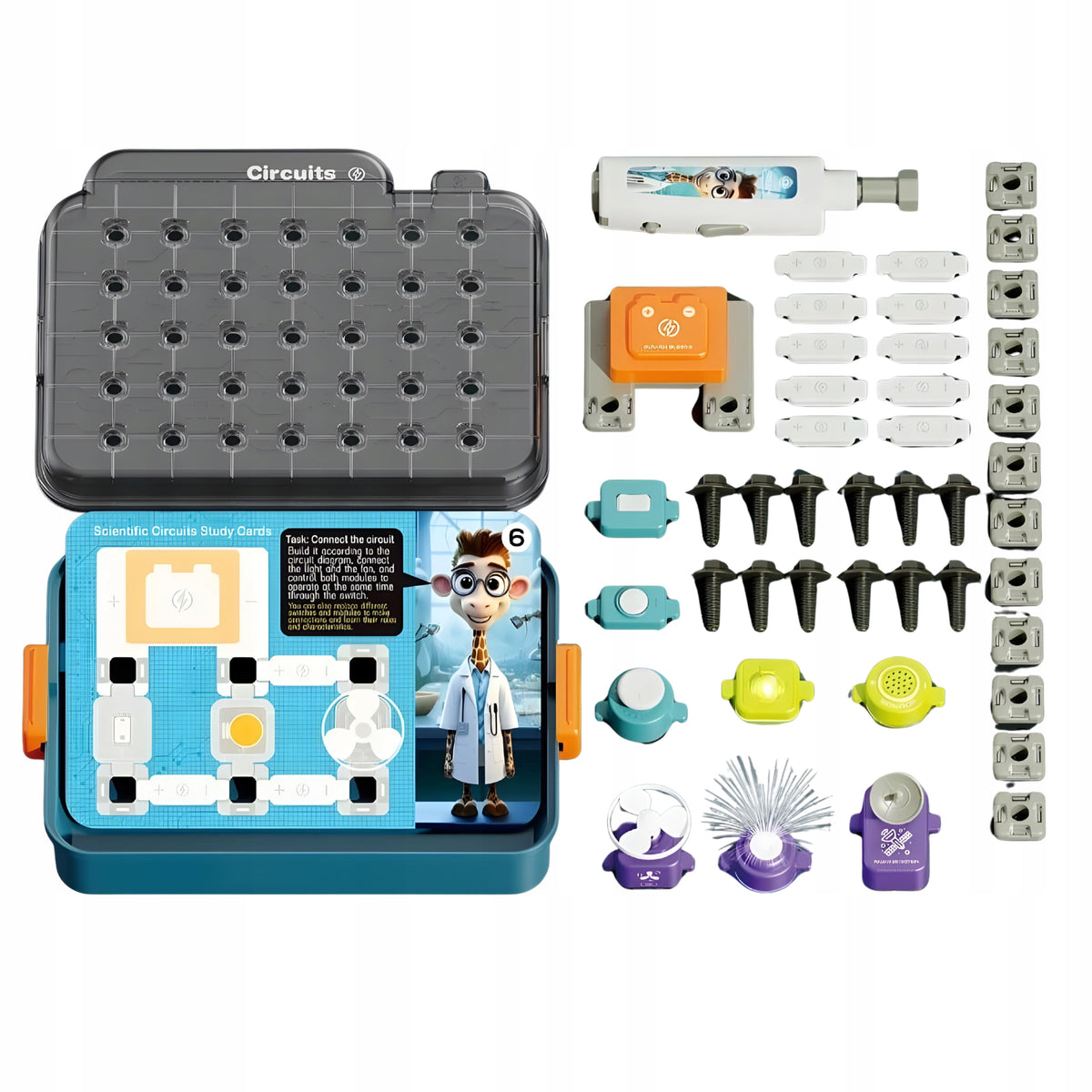 LARGE SET XXL SMALL ELECTRICIAN Experiments Experience ELECTRONICS Brand RECREO