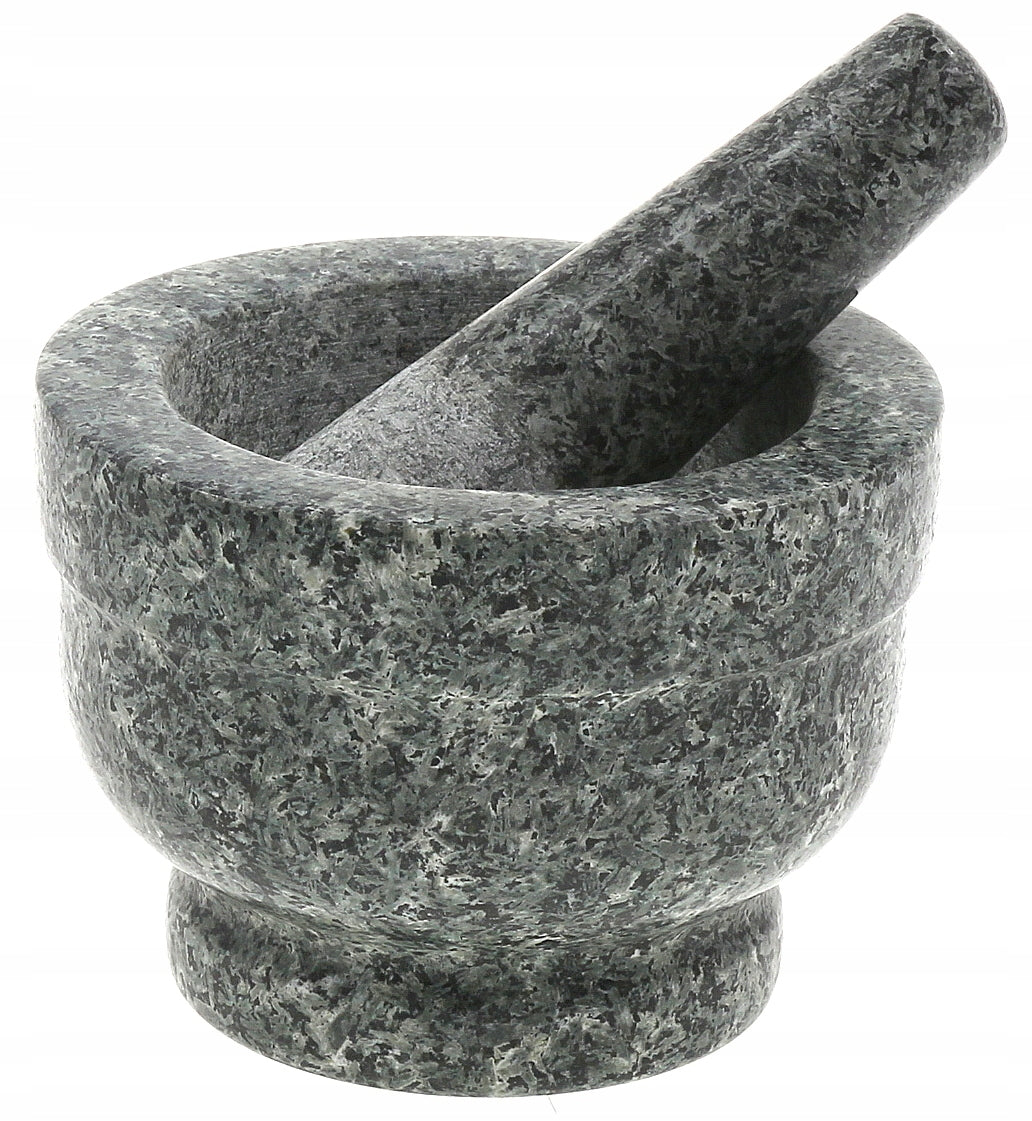LARGE SOLID MORTAR GRANITE STONE BEATER Brand Kinghoff