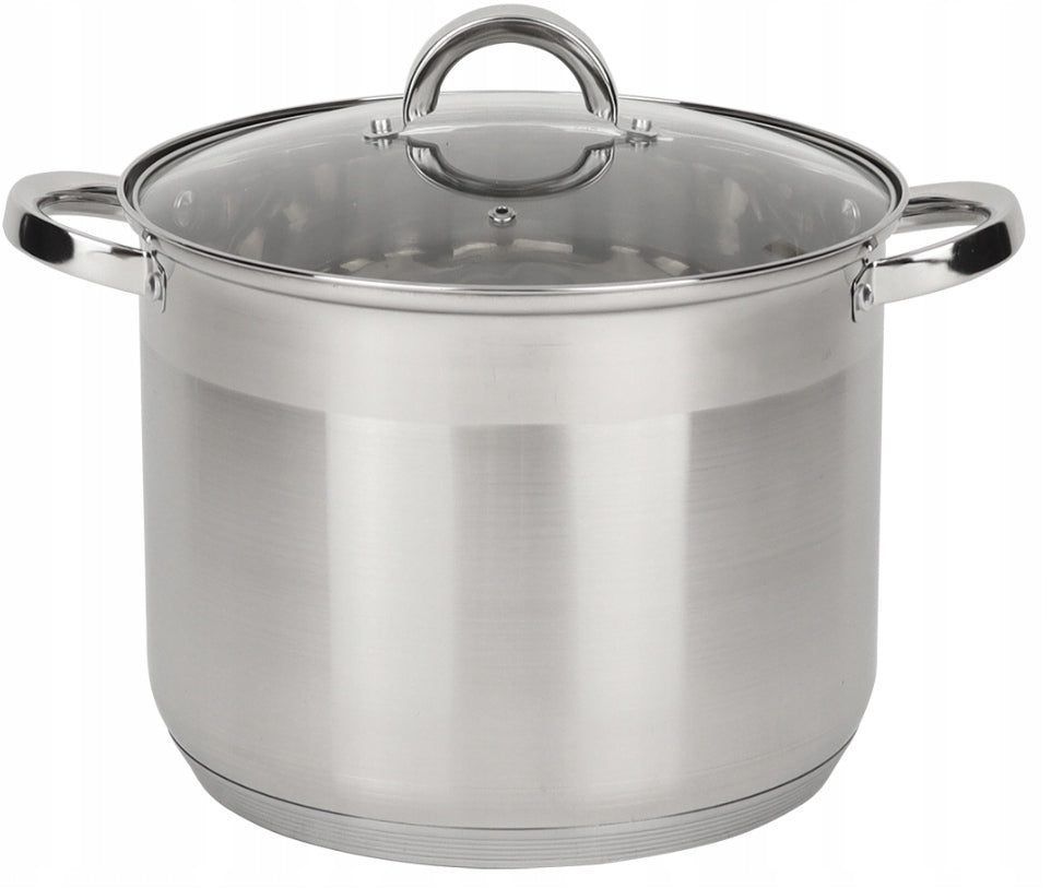 LARGE STAINLESS STEEL POT 13L GASTRO INDUCTION 28CM HIGH ROSSNER Manufacturer code TW321-28