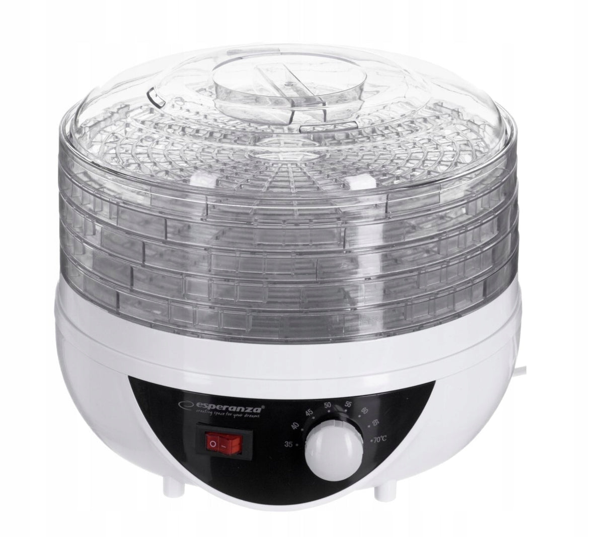 LARGE STRONG VEGETABLE FRUIT MUSHROOM DRYER HERBS 250W 5-SIT 8-PROGRAMS EAN (GTIN) 5908310450513
