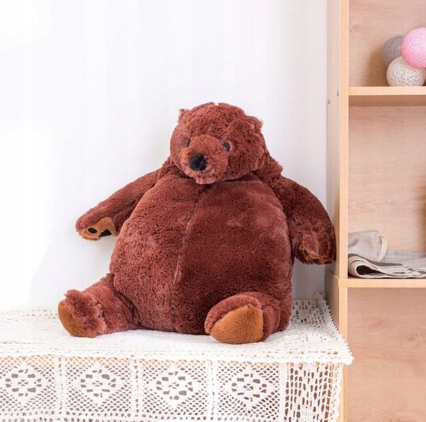 LARGE STUFFED ANIMAL BEAR CUDDLY 100 cm GIFT ORNAMENT FOR CHILDREN Brand Pan i Pani Gadżet