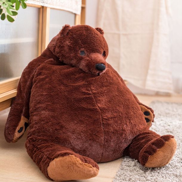 LARGE STUFFED ANIMAL BEAR CUDDLY 100 cm GIFT ORNAMENT FOR CHILDREN Manufacturer code RE-435