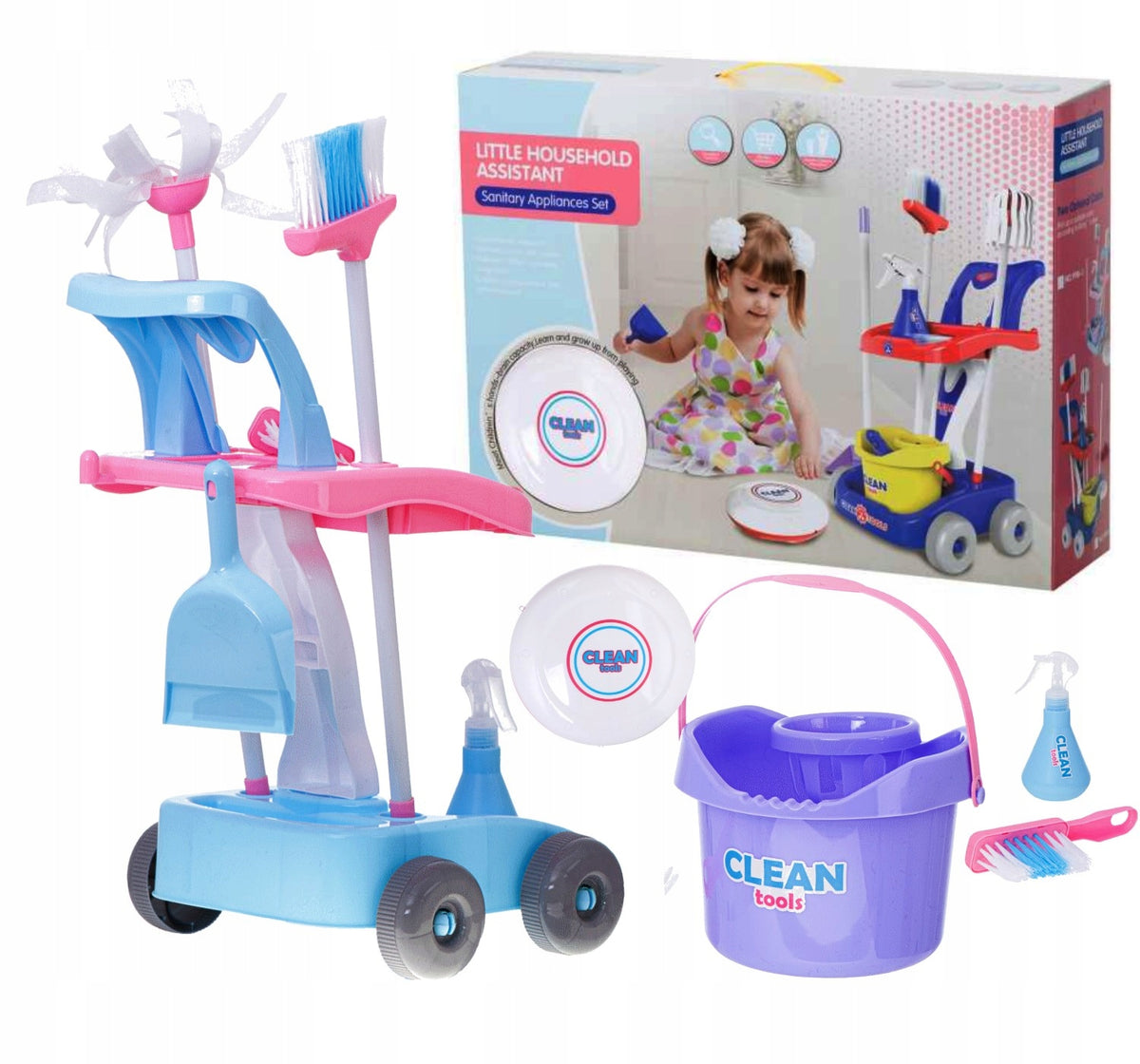 LARGE Set Trolley Vacuum Cleaner Robot Cleaning Brand no brand