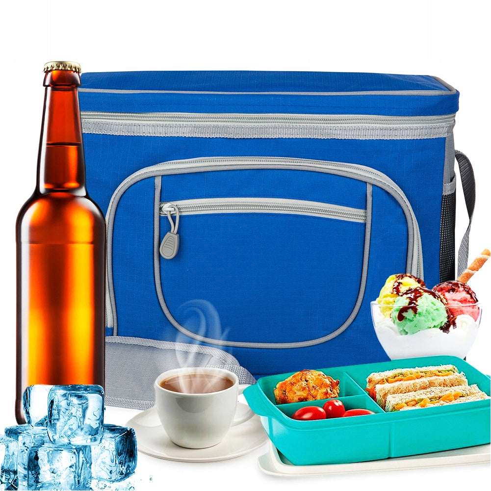 LARGE THERMAL PICNIC BAG FOR THERMAL INSULATION BEACHES 30 LITER