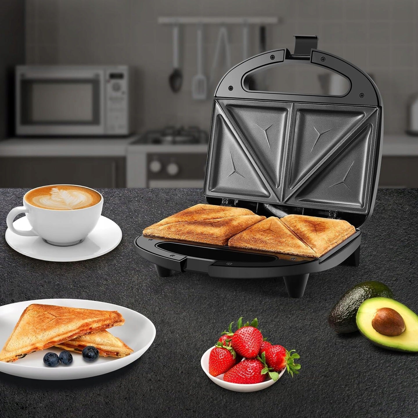 LARGE TOASTER SANDWICH TOASTER GRILL NONSTICK COATING Manufacturer code LXOK2