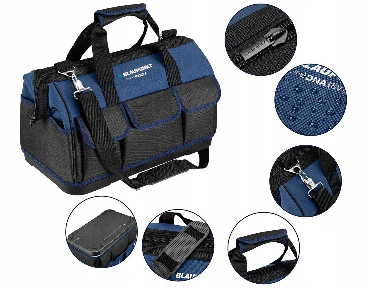 LARGE TOOL BAG BLAUPUNKT TB4810 12 POCKETS, RIGID BOTTOM, EAN (GTIN) 5901750508523