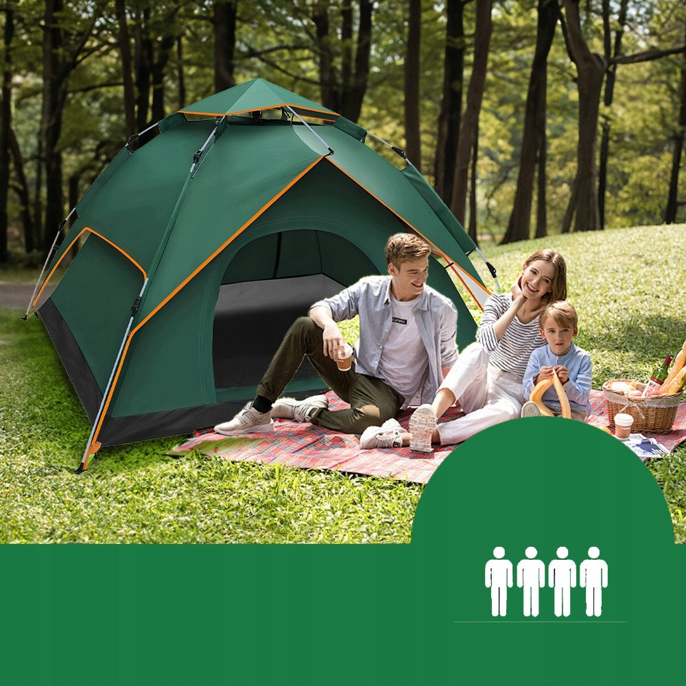 LARGE TOURIST TENT FOR 3-4 PERSONS WITH MOSQUITO NET FOR WANDERS AND KEMP Manufacturer code NC6012