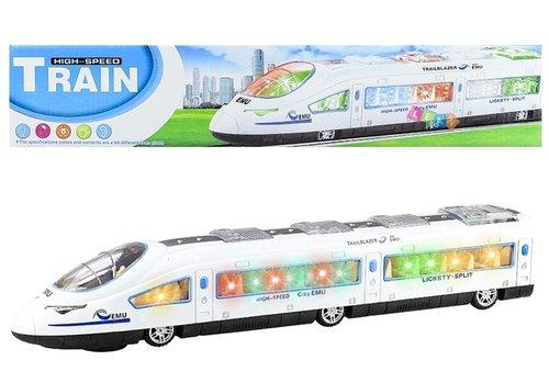 LARGE TRAIN PENDOLINO TOY 43CM LIGHT SOUNDS CHILDREN 3-6 YEARS