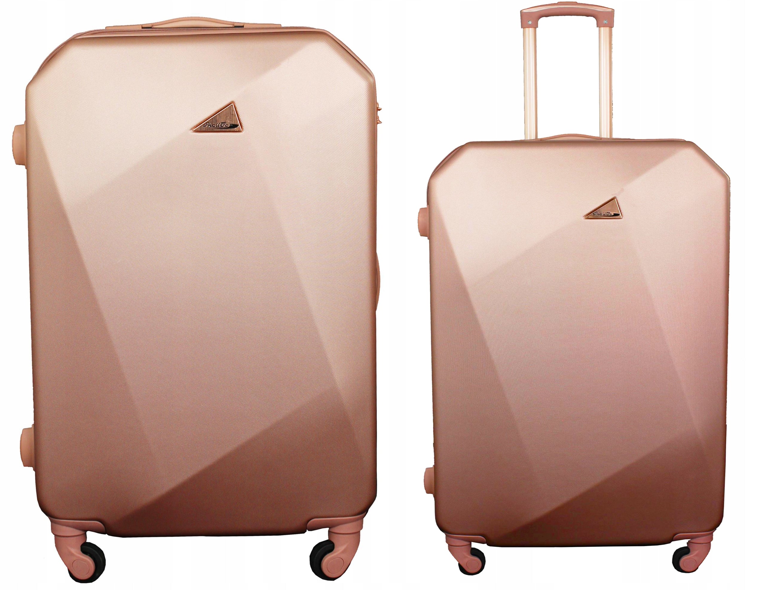 LARGE TRAVEL SUITCASE ABS XXL 4 WHEELS LIGHT PACKABLE ELEGANT UNIQUE