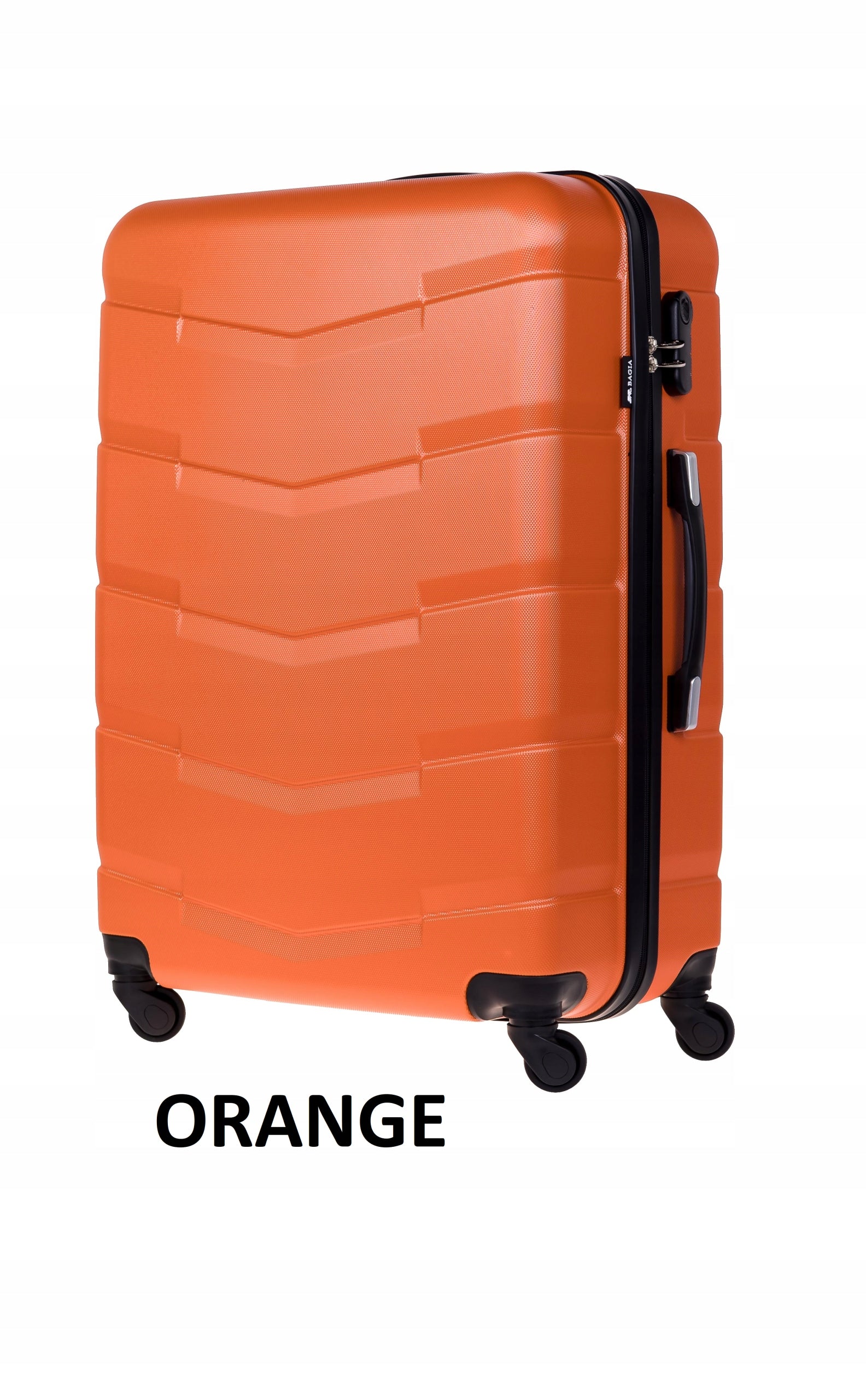 LARGE TRAVEL SUITCASE LUGGAGE 90L 4 WHEELS BAGIA SUITCASES ABS BARCELONA COLORS Height 75 cm