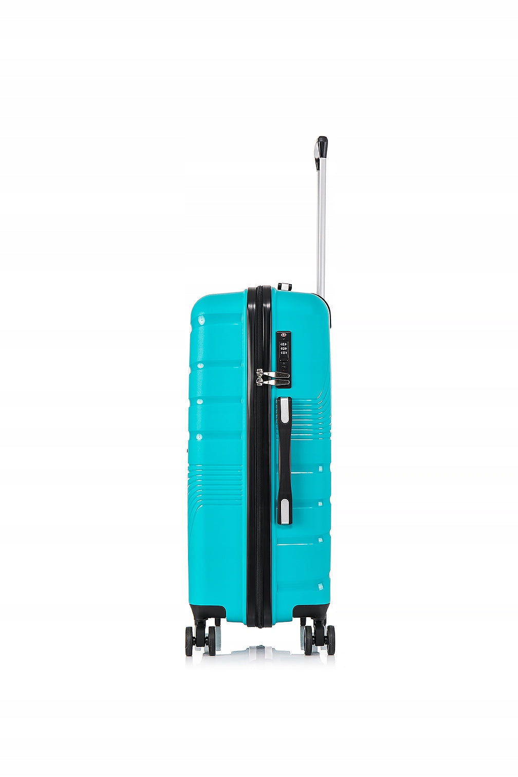 LARGE TRAVEL SUITCASE ON WHEELS HARD STRONG XXL 28" AZURE POLYPROPYLENE Brand Verus by Vip Collection
