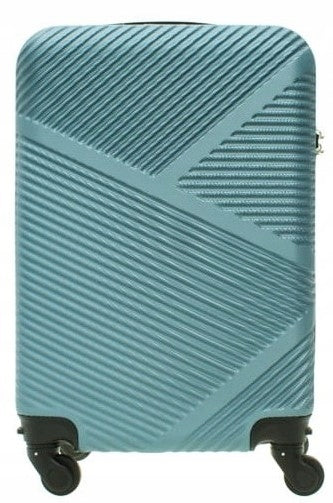 LARGE TRAVEL SUITCASE WITH WHEELS DETACHABLE WHEELS 28" 102L ABS SILVER BLUE Manufacturer code 28