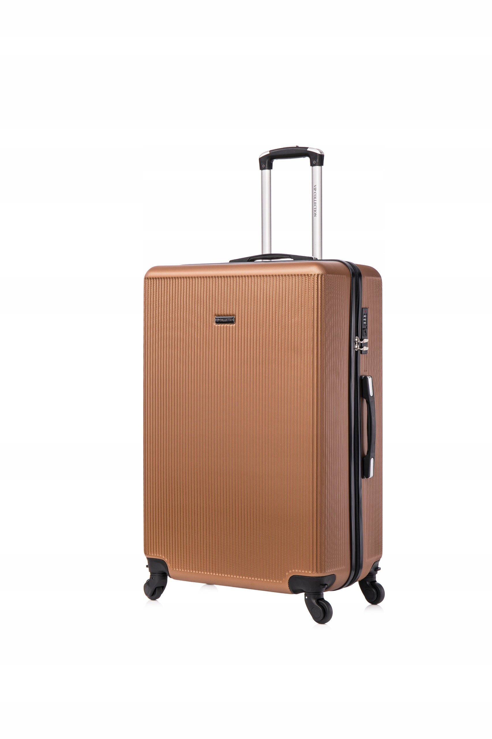 LARGE TRAVEL SUITCASE WITH WHEELS DETACHABLE WHEELS 28" 102L ABS SPARTA GOLD Manufacturer code 28''