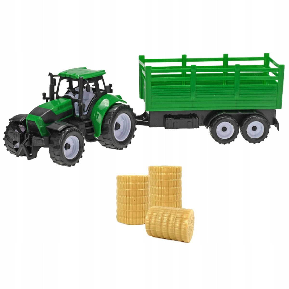 LARGE TRUCK WITH TOW TRUCK AND TRACTOR WITH TRAILER TRUCK DRIVE LED TRACTOR 54cm Brand ACR