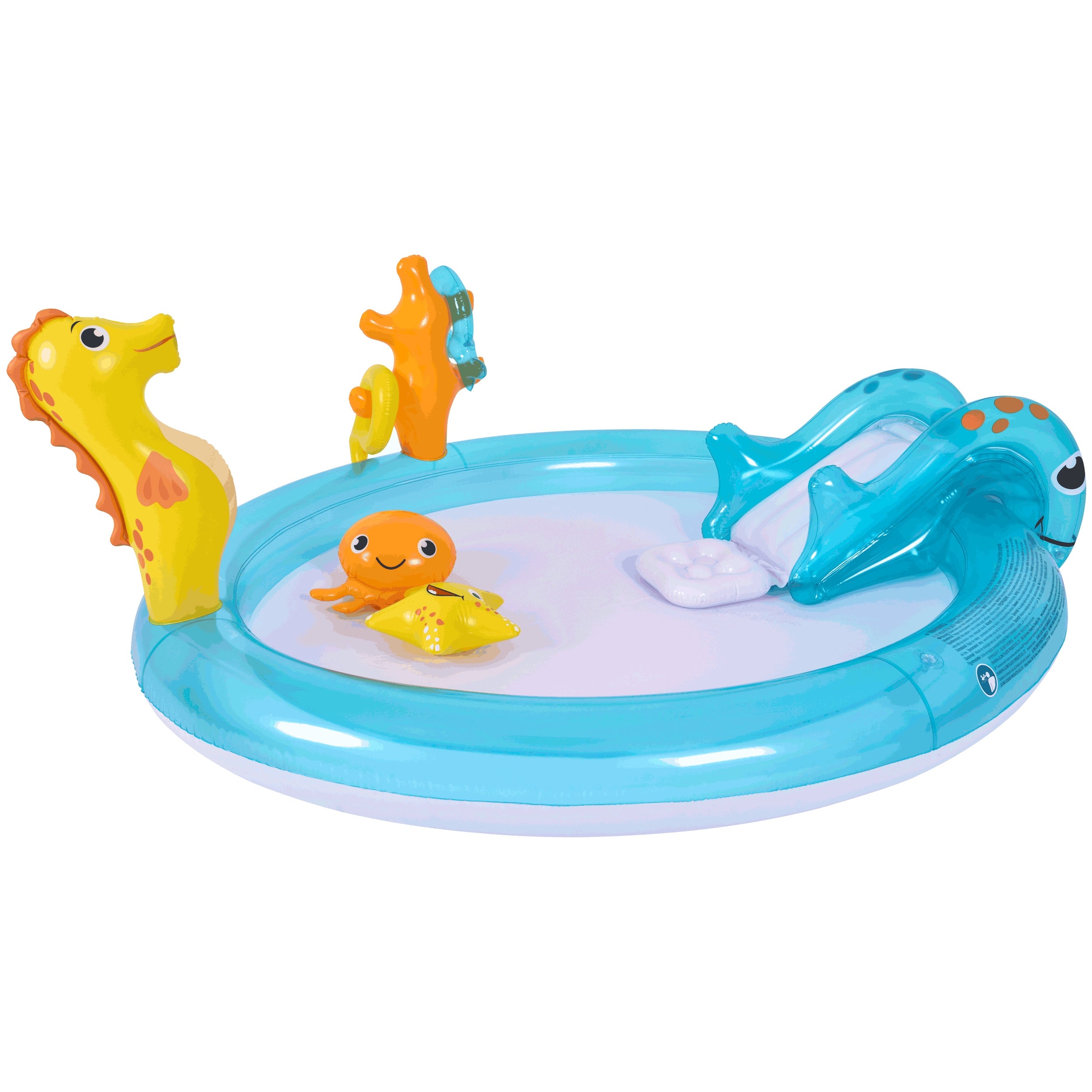 LARGE WATER INFLATABLE PLAYGROUND GARDEN POOL WITH FOUNTAIN 200 x 152 cm Packaging status original