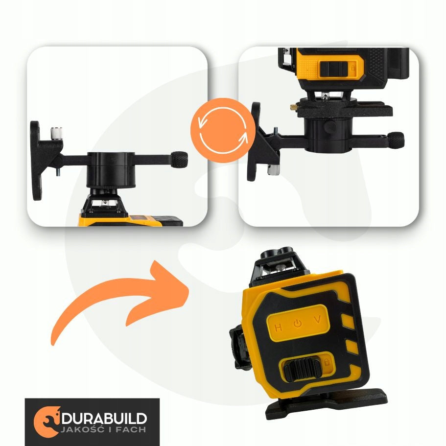 LASER CROSS LEVEL LASER 360 4D 16 lines TRIPOD SET Measurement accuracy (+/-) 2.5 mm