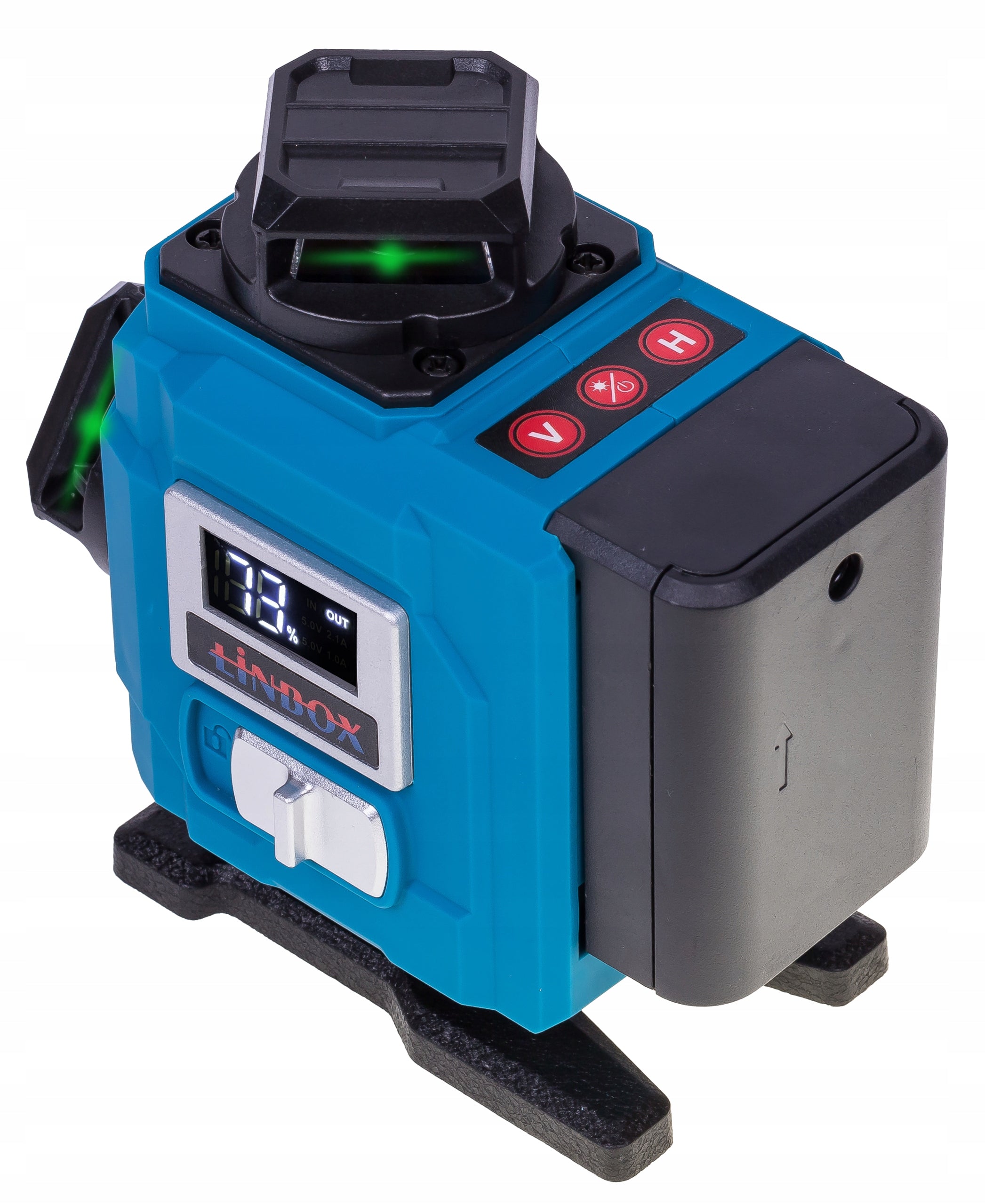 LASER LEVEL 360° CROSS LASER 4D ROTARY WINDOW SET Number of laser beams 16
