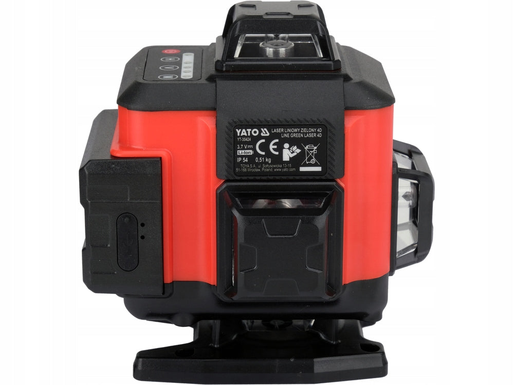 LASER LEVEL 360 PLANE 4D CROSS LASER GREEN YATO EAN (GTIN) 5906083082467