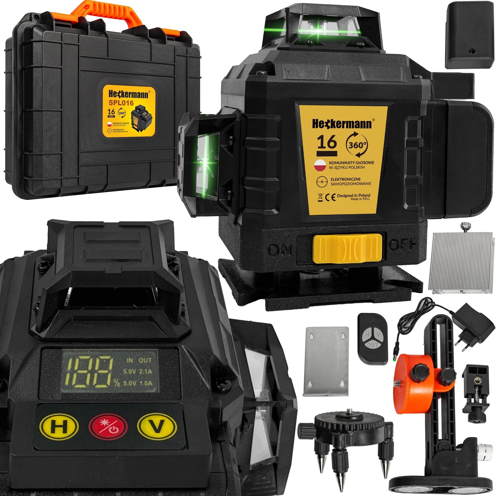 LASER LEVEL 360 PLANE 4D CROSS LASER SELF LEVELING