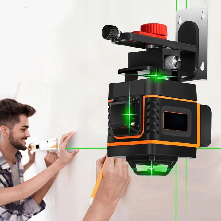 LASER LEVEL 360 laser 16 lines + remote control + 2 x battery + accessories Brand Hilda