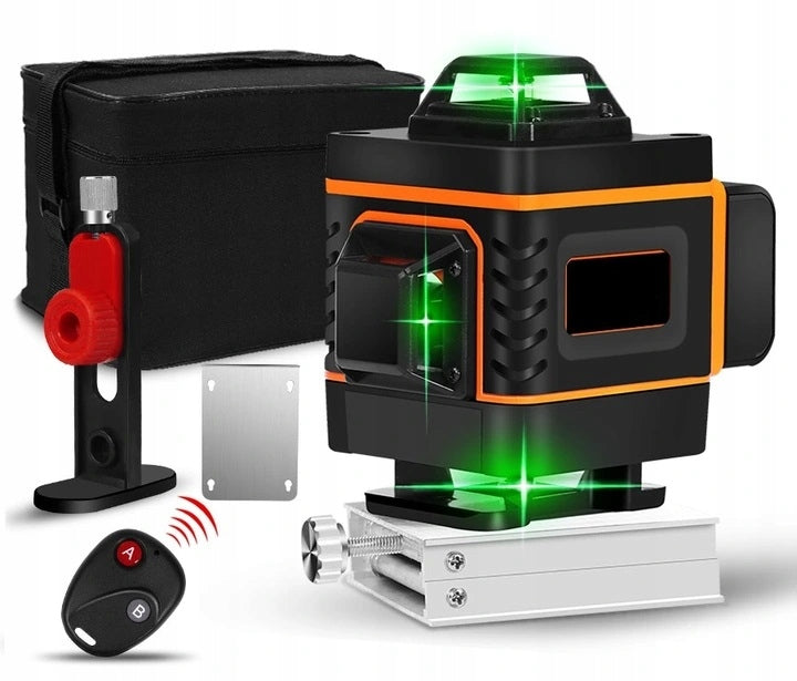 LASER LEVEL 360 laser 16 lines + remote control + 2 x battery + accessories