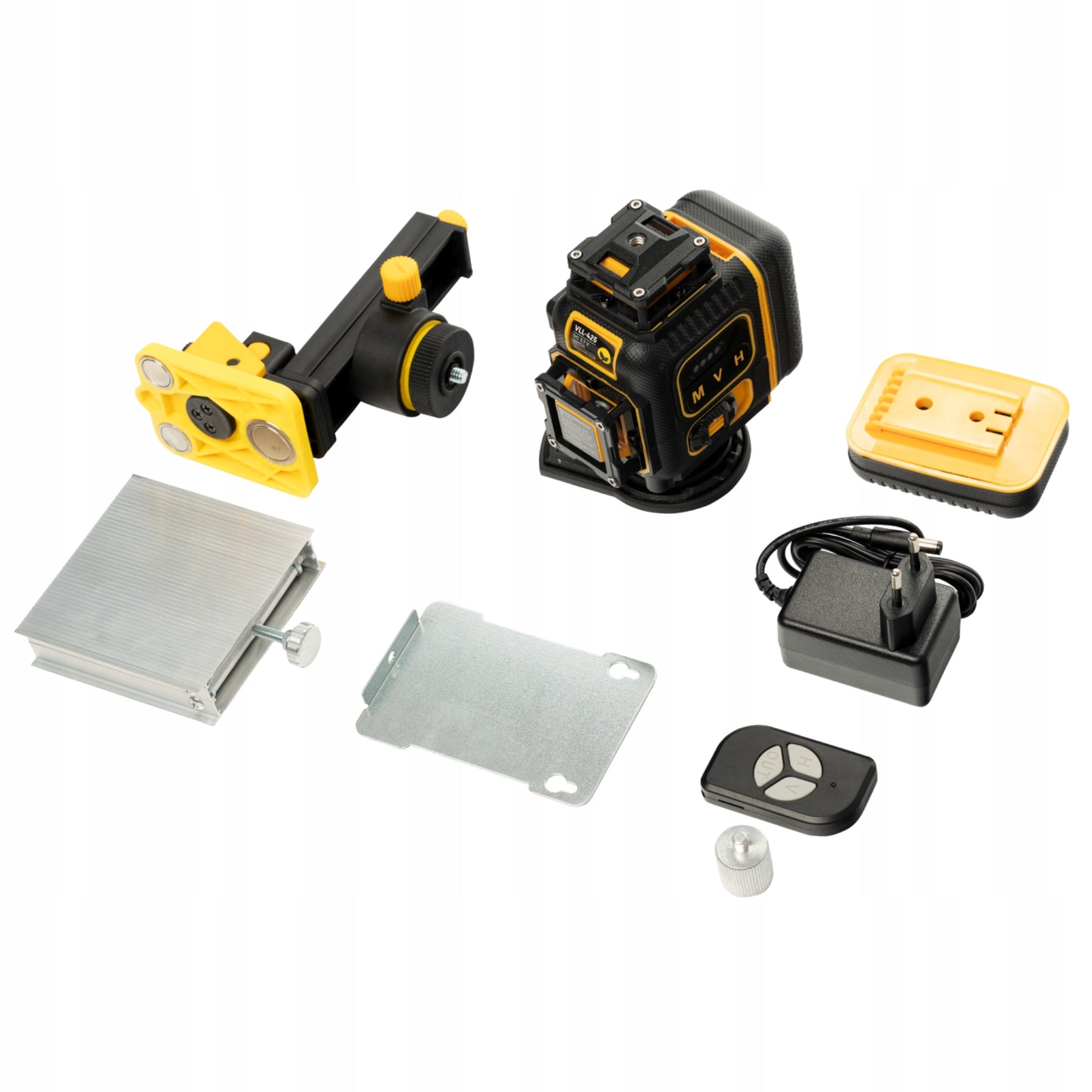LASER LEVEL 4×360° CROSS LASER 4D SET + ACCESSORIES Measurement accuracy (+/-) 1.5 mm