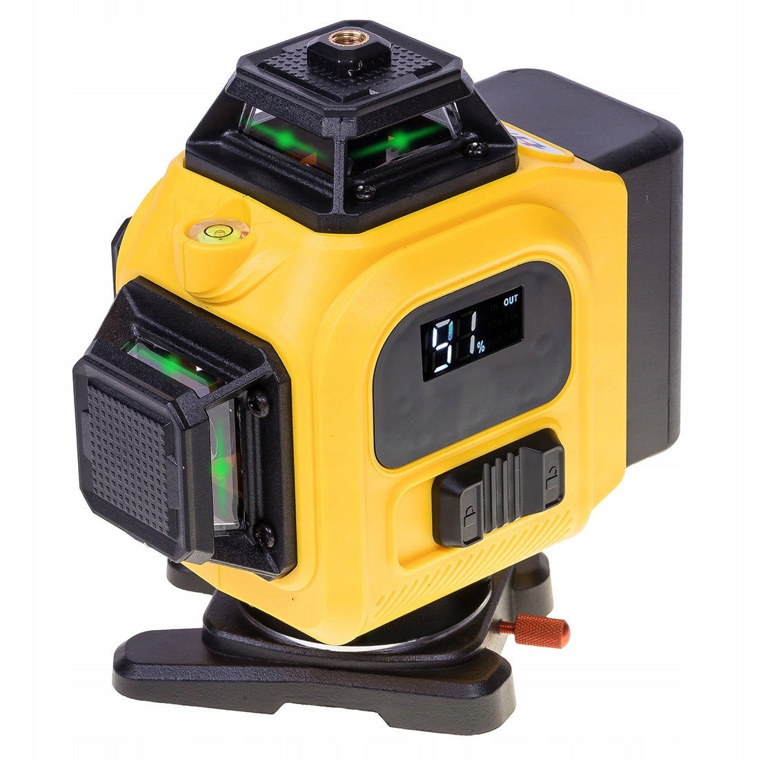 LASER LEVEL 4D 16 LINES 360° LEVEL CROSS LASER IP54 SET Brand Linbox