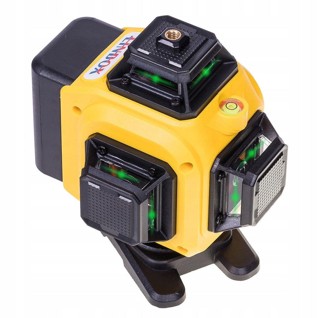 LASER LEVEL 4D 16 LINES 360° LEVEL CROSS LASER IP54 SET Power supply rechargeable battery