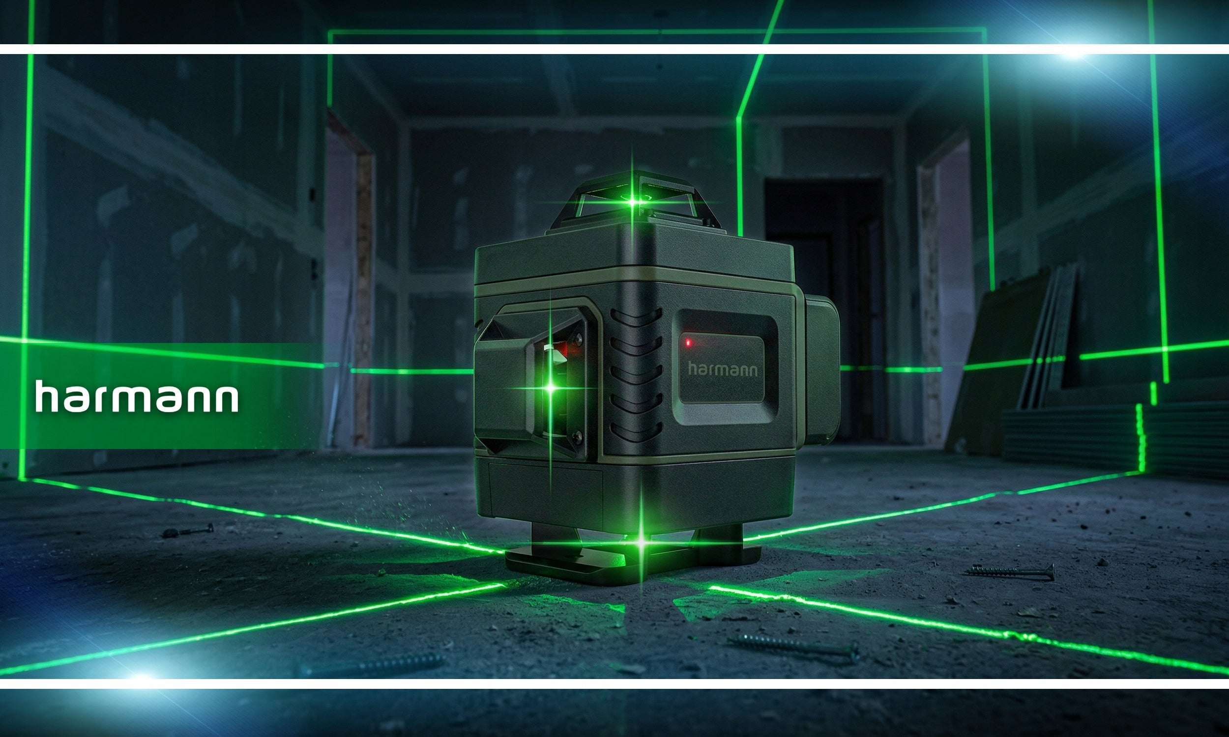 LASER LEVEL CROSS LASER 4D 16 LINES 360 LASER SET +STAND Manufacturer code ŁASZCZYZNOWA POZIOMICA KRZYŻOWY KRZYŻOWA